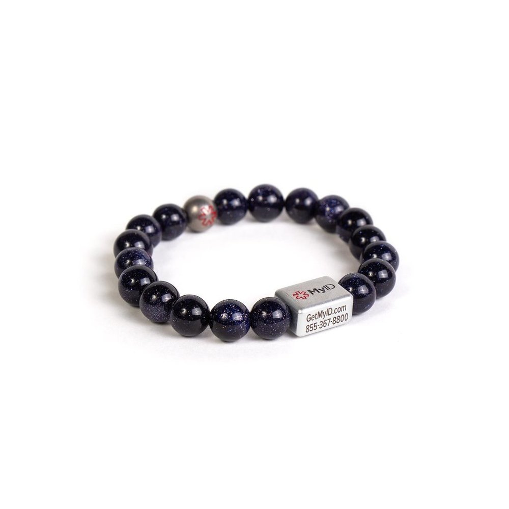 MyID Cube | Blue Goldstone | Small - Picture 4 of 5